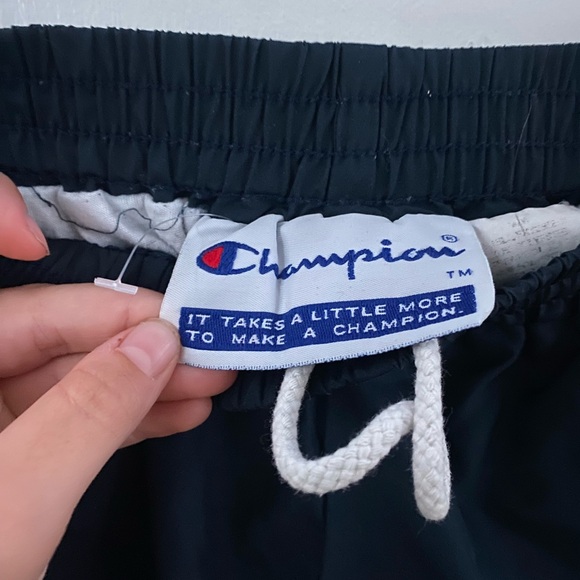 Champion navy blue tear away track pants - Picture 4 of 5